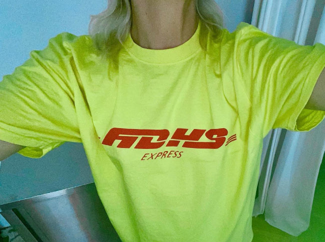 ADHS express T-Shirt | yellow