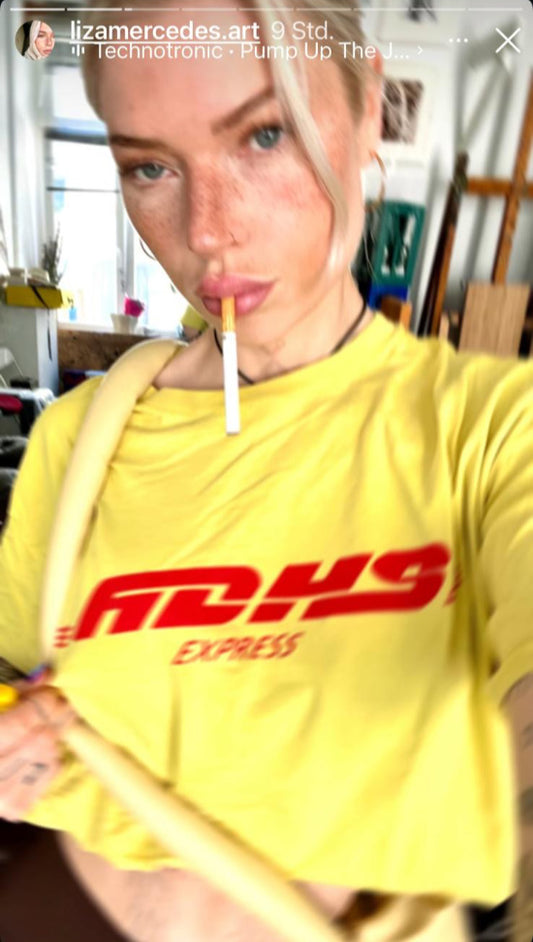 ADHS express T-Shirt | yellow