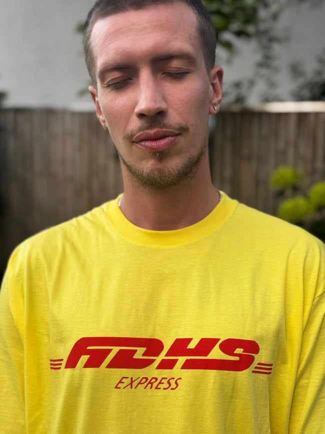 ADHS express T-Shirt | yellow