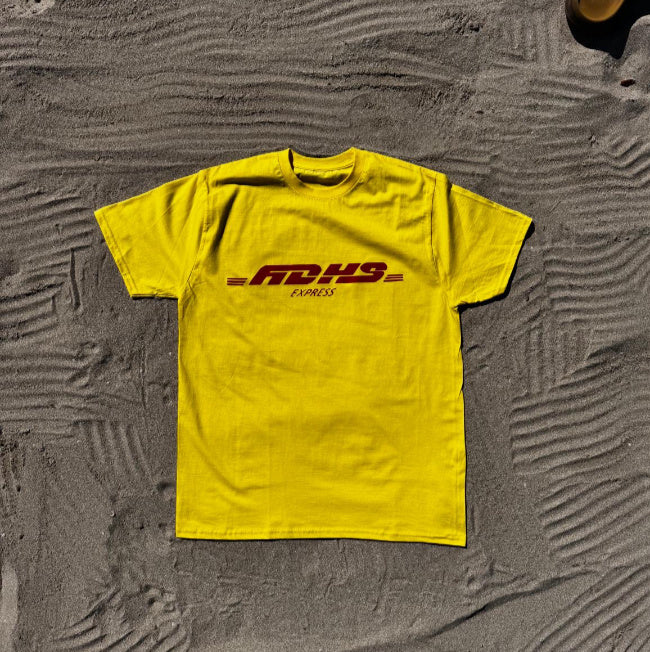 ADHS express T-Shirt | yellow
