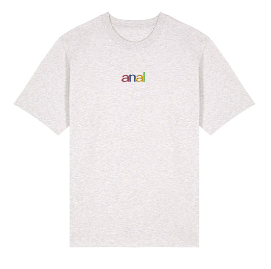 anal Stitched T-Shirt | grey
