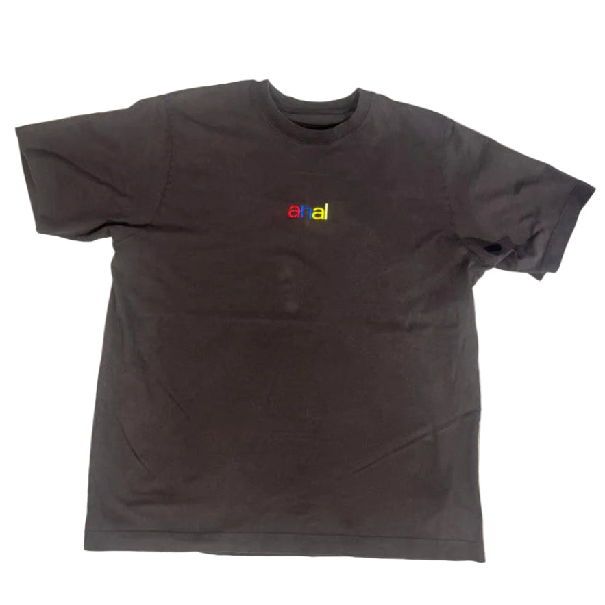 anal Stitched T-Shirt | schwarz